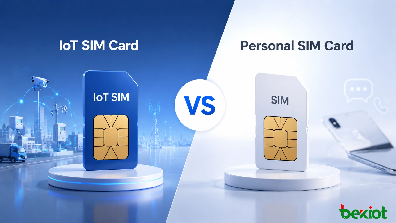 Carte SIM IoT vs carte SIM personnelle : guide de connectivité pour les entreprises
