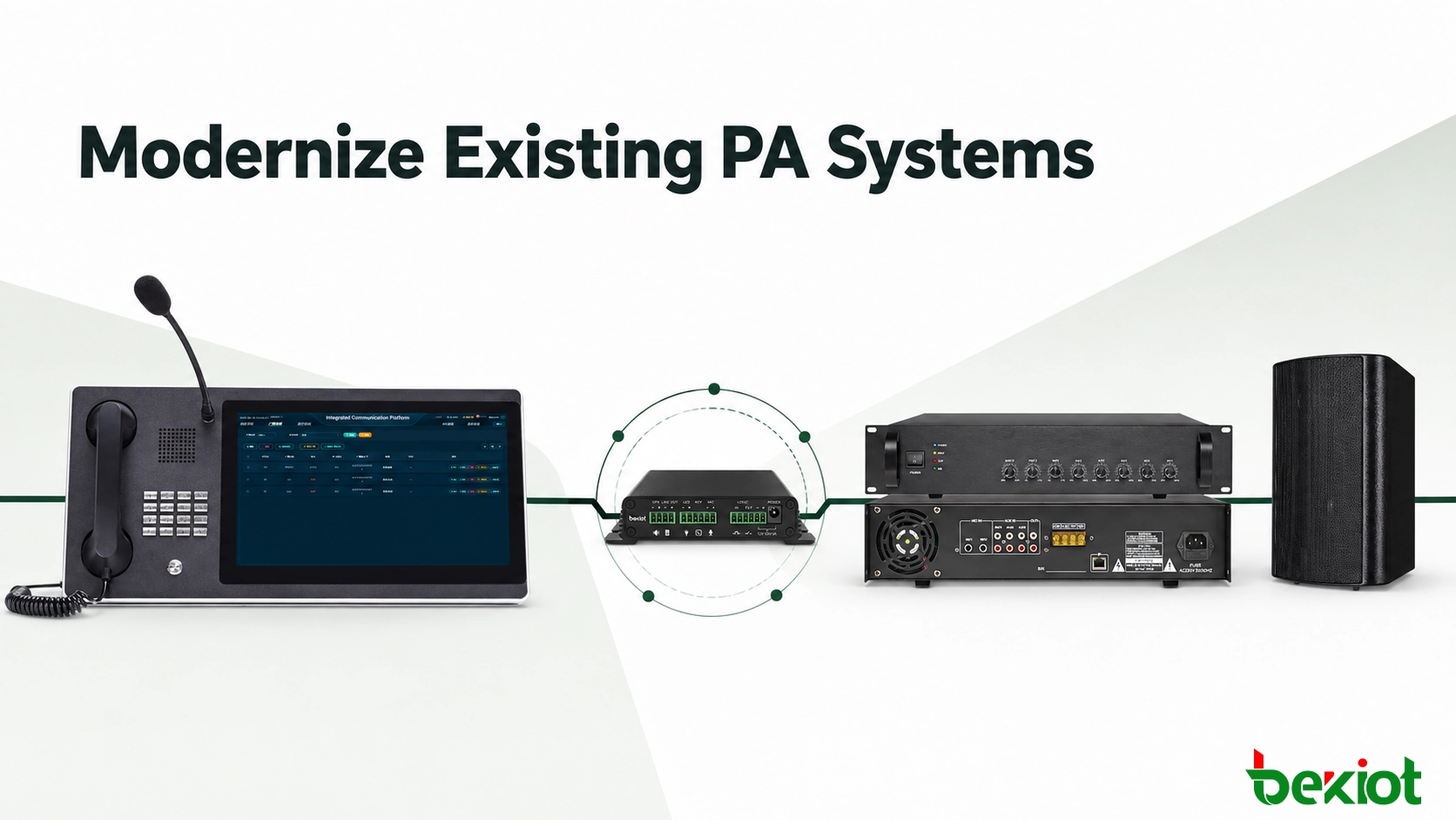 Comment connecter un système de sonorisation existant à une répartition IP moderne