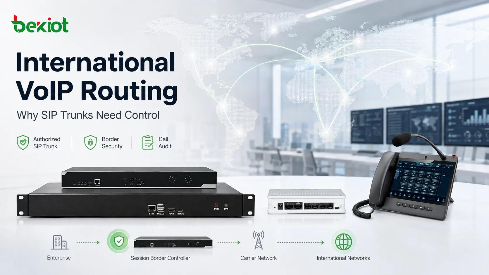 Pourquoi la VoIP internationale doit-il garder le routage des trunks SIP sous contrôle ?
