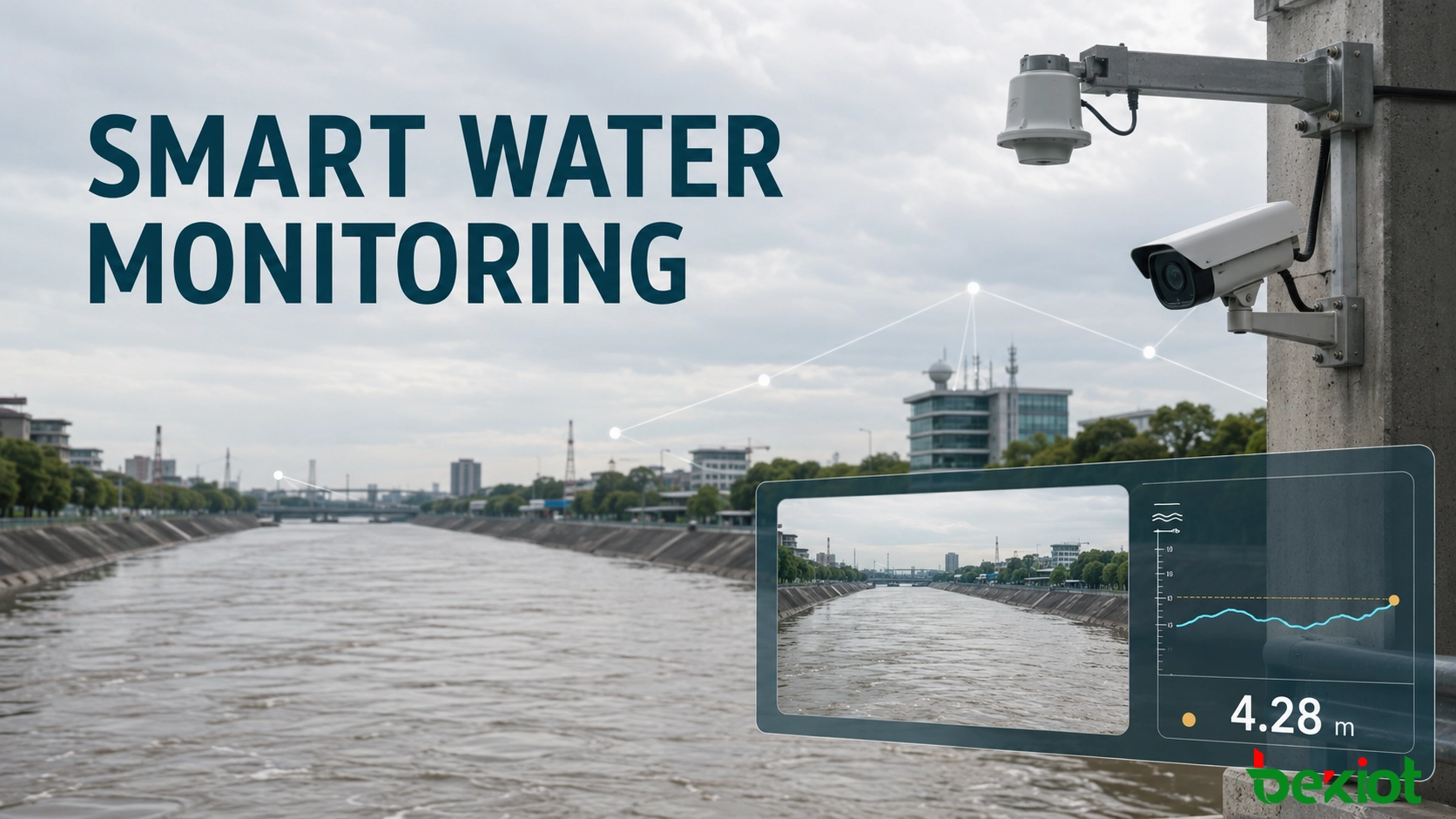 Comment combiner les données de niveau d'eau par radar avec la vidéo en direct