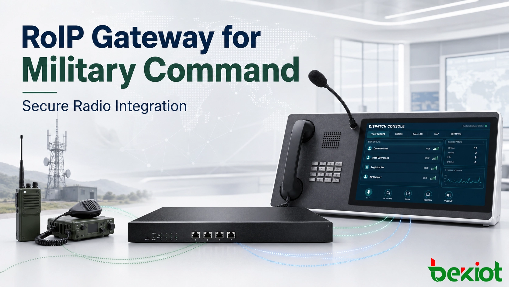 Passerelle RoIP pour les communications de commandement militaire : une solution pratique d'intégration radio