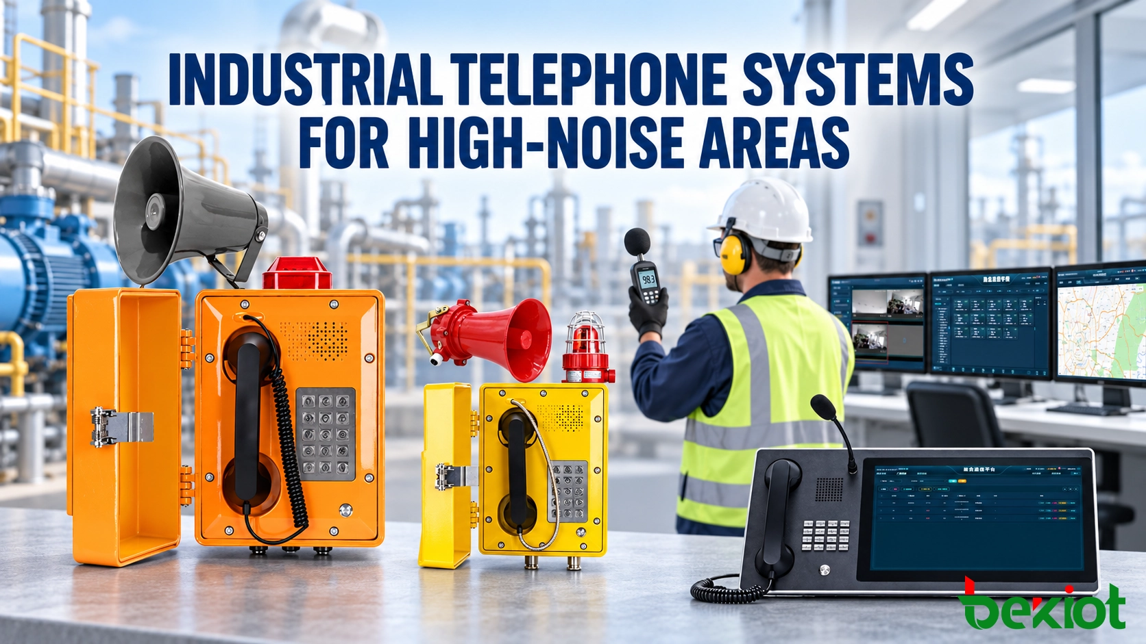 Comment concevoir un système téléphonique industriel pour les environnements bruyants