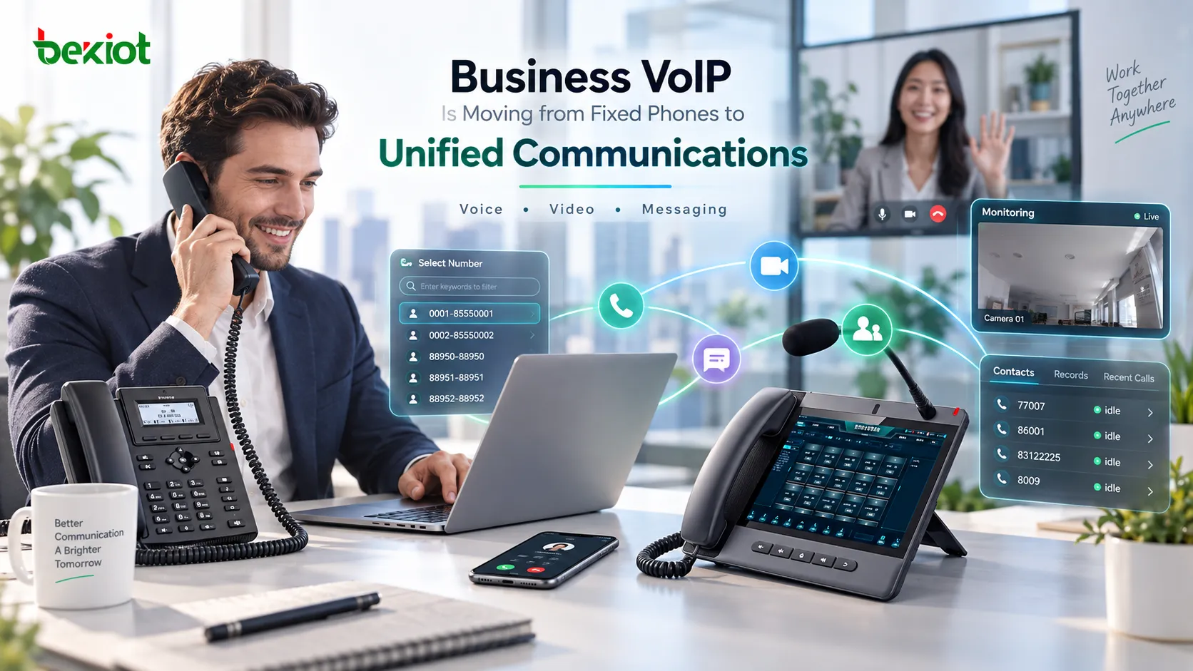 La VoIP d’entreprise passe des téléphones fixes aux plateformes de communications unifiées