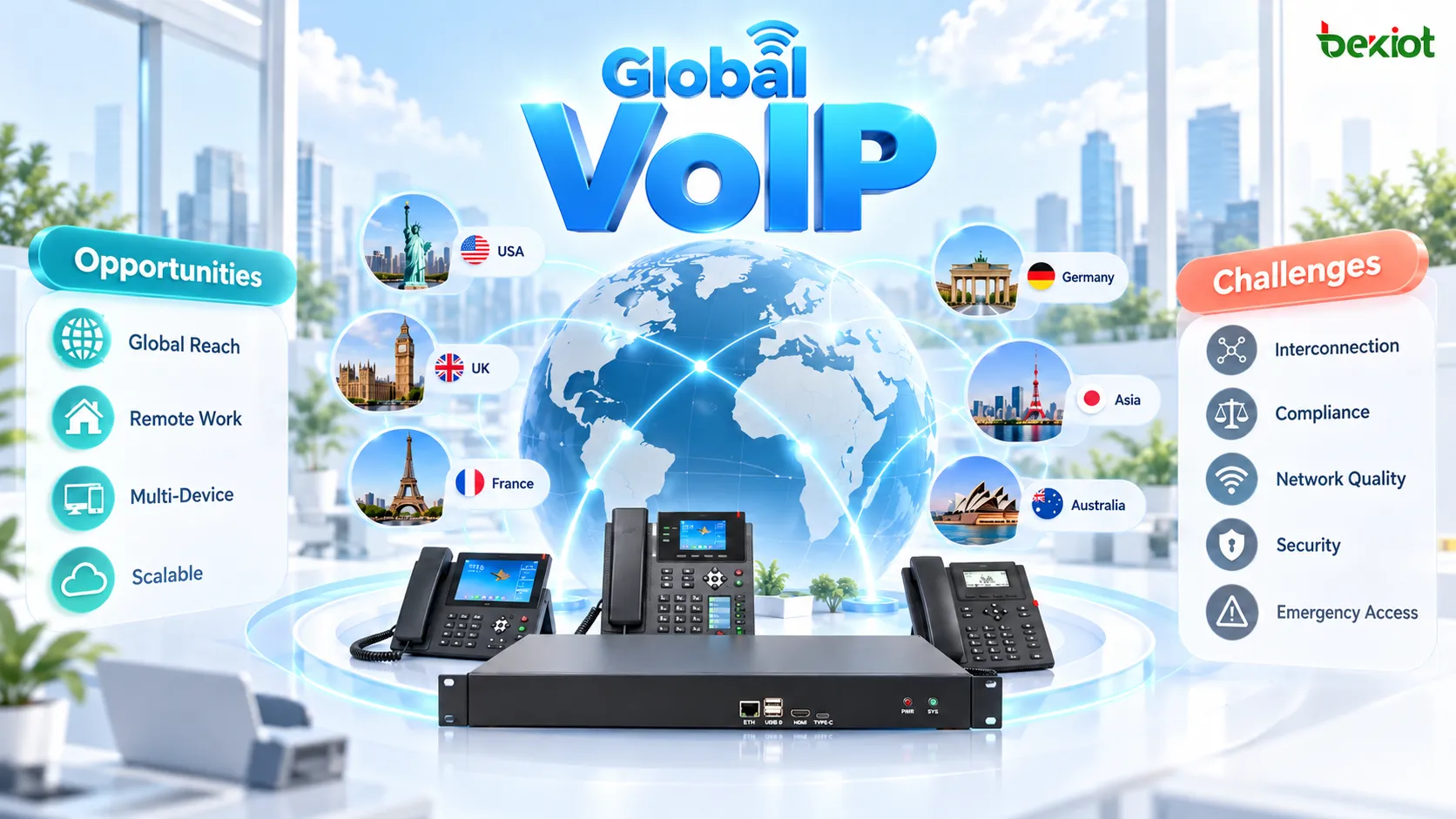 Se développer à l’international : que peut simplifier la VoIP pour les entreprises et quelles sont ses limites ?