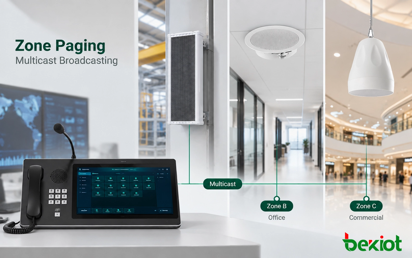 Diffusion par Zones et Multicast