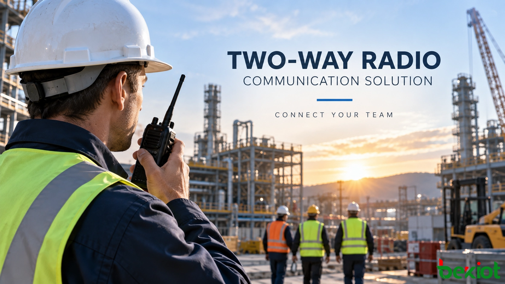 Solution de communication radio bidirectionnelle pour les opérations sur le terrain