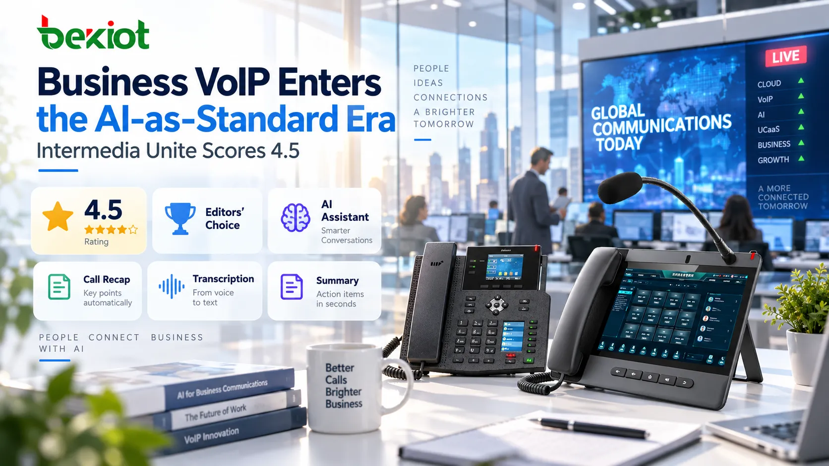 Intermedia Unite obtient 4,5 : la VoIP d’entreprise entre dans l’ère de l’IA standard