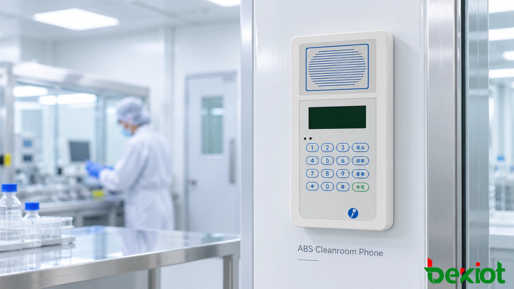 Téléphone de salle blanche ABS pour communication en laboratoire