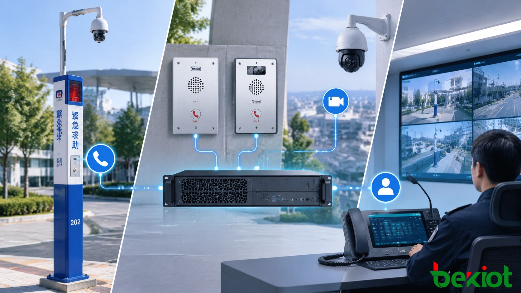 Comment intégrer des interphones d’urgence SIP aux systèmes CCTV de vidéosurveillance et d’alarme